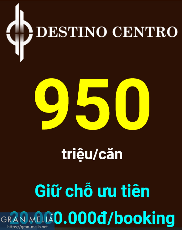 Giá Bán Cạnh Tranh Và ưu đãi Vượt Trội ở Căn Hộ Destino Centro