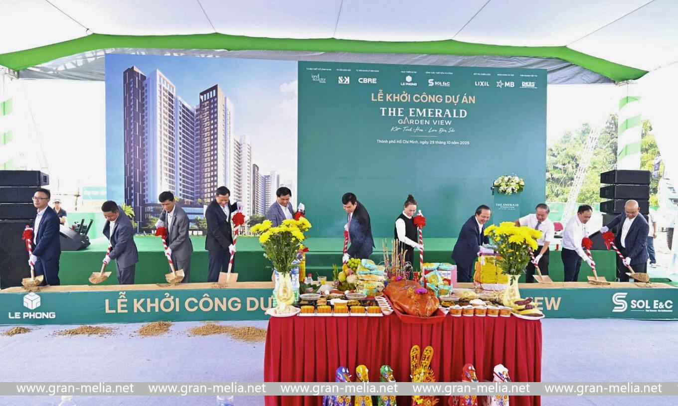 Lễ khởi công dự án The Emerald Garden View diễn ra theo đúng tiến độ đã đề ra